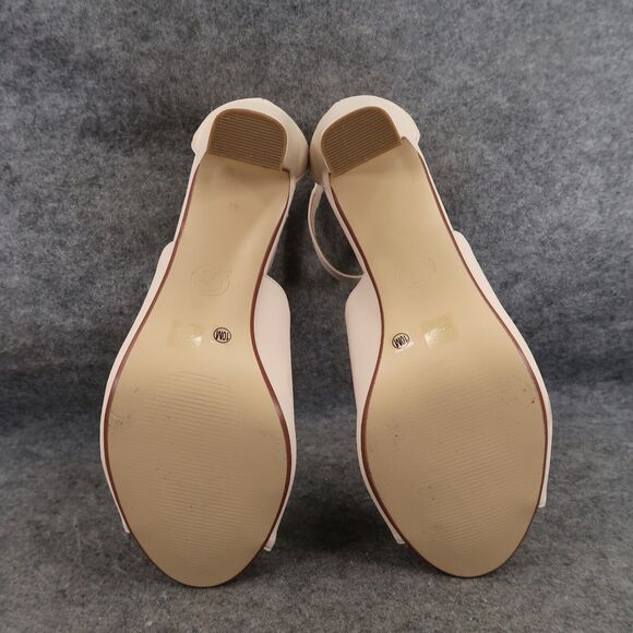 Chinese Laundry Shoes Womens 10 Pump Sandal Ankle Strap Cut Out Open Toe Formal - Picture 11 of 14